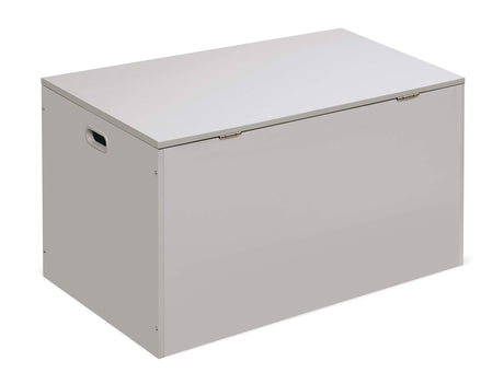 Top Toy Box and Storage Bench Seat with Safety Hinges - White