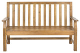 Safavieh Patio Collection Edwin Adirondack Acacia Wood Bench