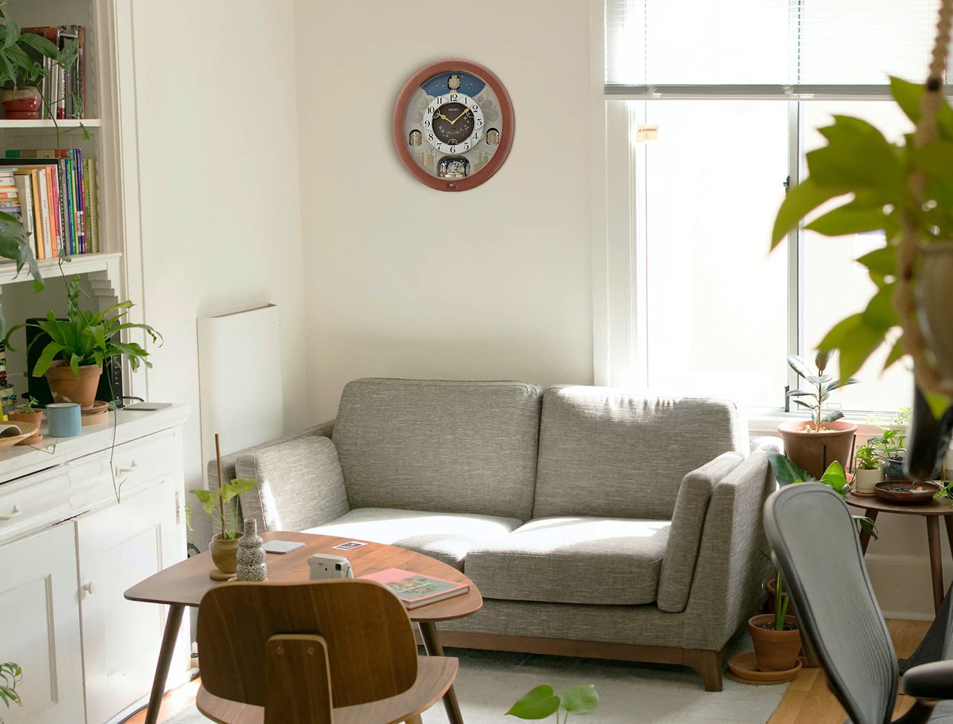 Melodies in Motion Wall Clock, Bright Starry Night