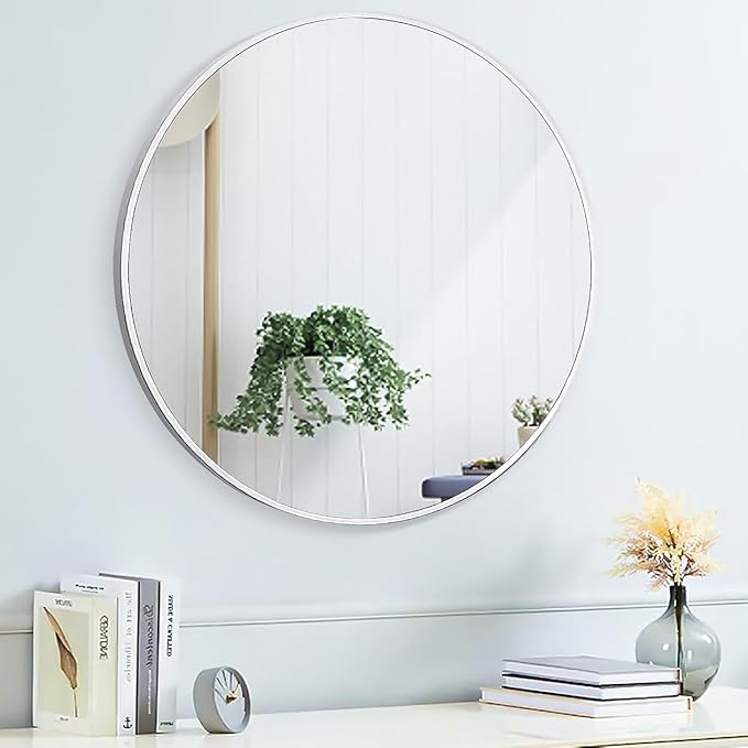 Mirror Rectangle Full Body Length Door Hanging Wall Mounted Metal Frame
