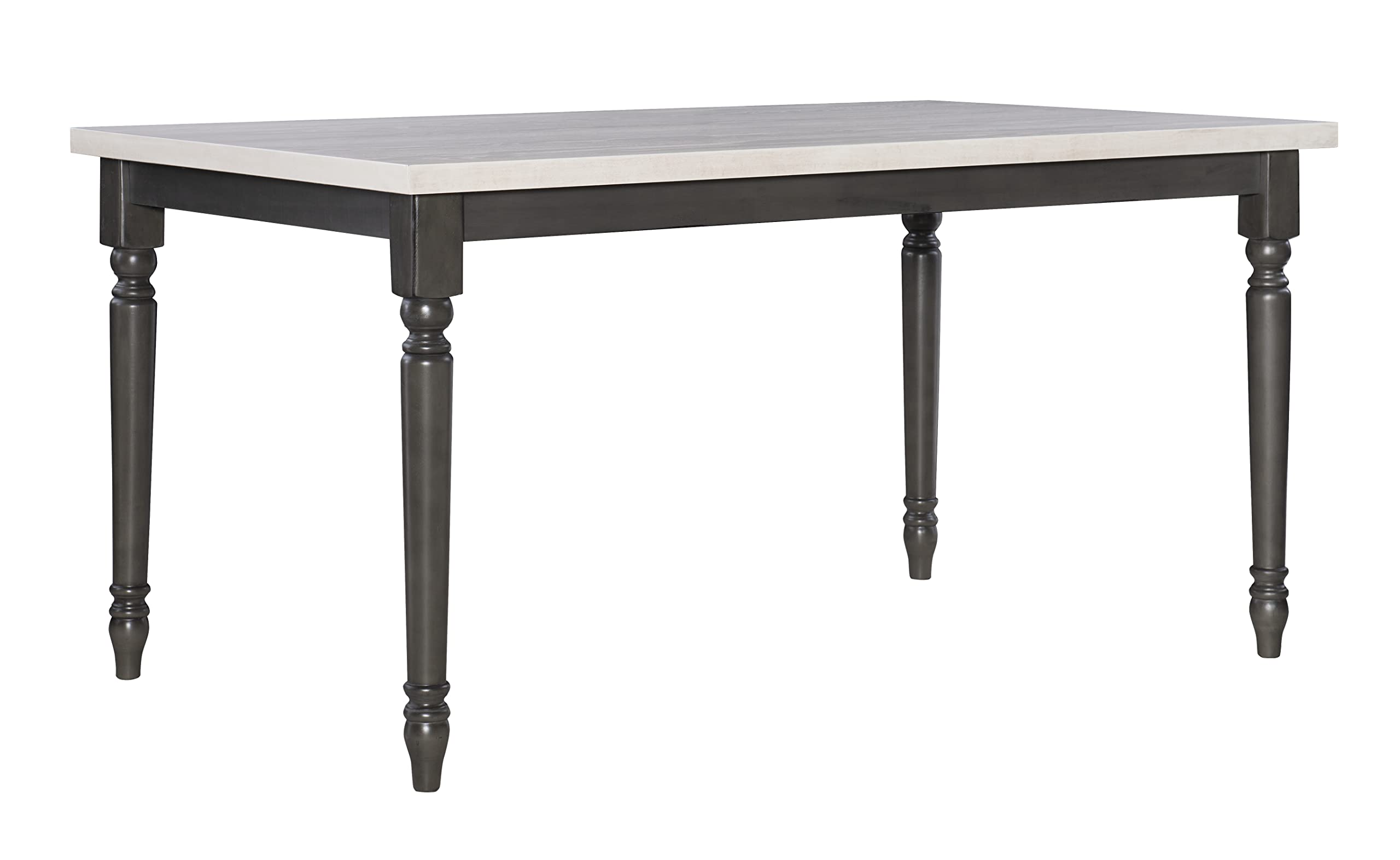 Top Willow Dining Set, Dark Grey & Smokey White