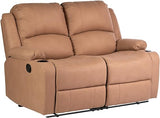 58" Wall Hugger Reclining RV Theater Seats | Double Recliner RV Sofa