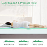 Twin Mattress 6 Inch Memory Foam Mattress in a Box Twin Size Cooling Gel Green Tea Infused Mattress for Back Pain Relief