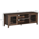 Modern TV Stand, Entertainment Center with Shelves and Cabinets for Flatscreen TVs