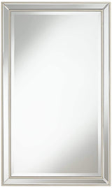 Helena Rectangular Vanity Decorative Accent Wall Mirror Modern Beveled Glass Bright