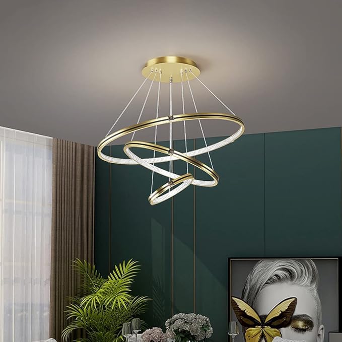 Chandeliers, Modern Dimming Led 38W Modern Light Island Ceiling Lighting Indoor 3