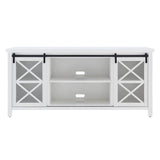 Clementine Rectangular TV Stand for TV's up to 80" in White