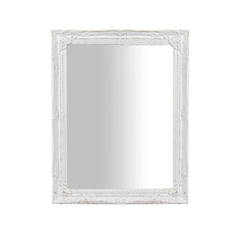 Vintage Wall Mirror W37xPR5xH47.5 cm Made in Italy - Shabby Antique White Mirror