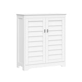 Brookfield Bathroom Storage Cabinet with 2 Shutter Style Doors with Adjustable Shelves