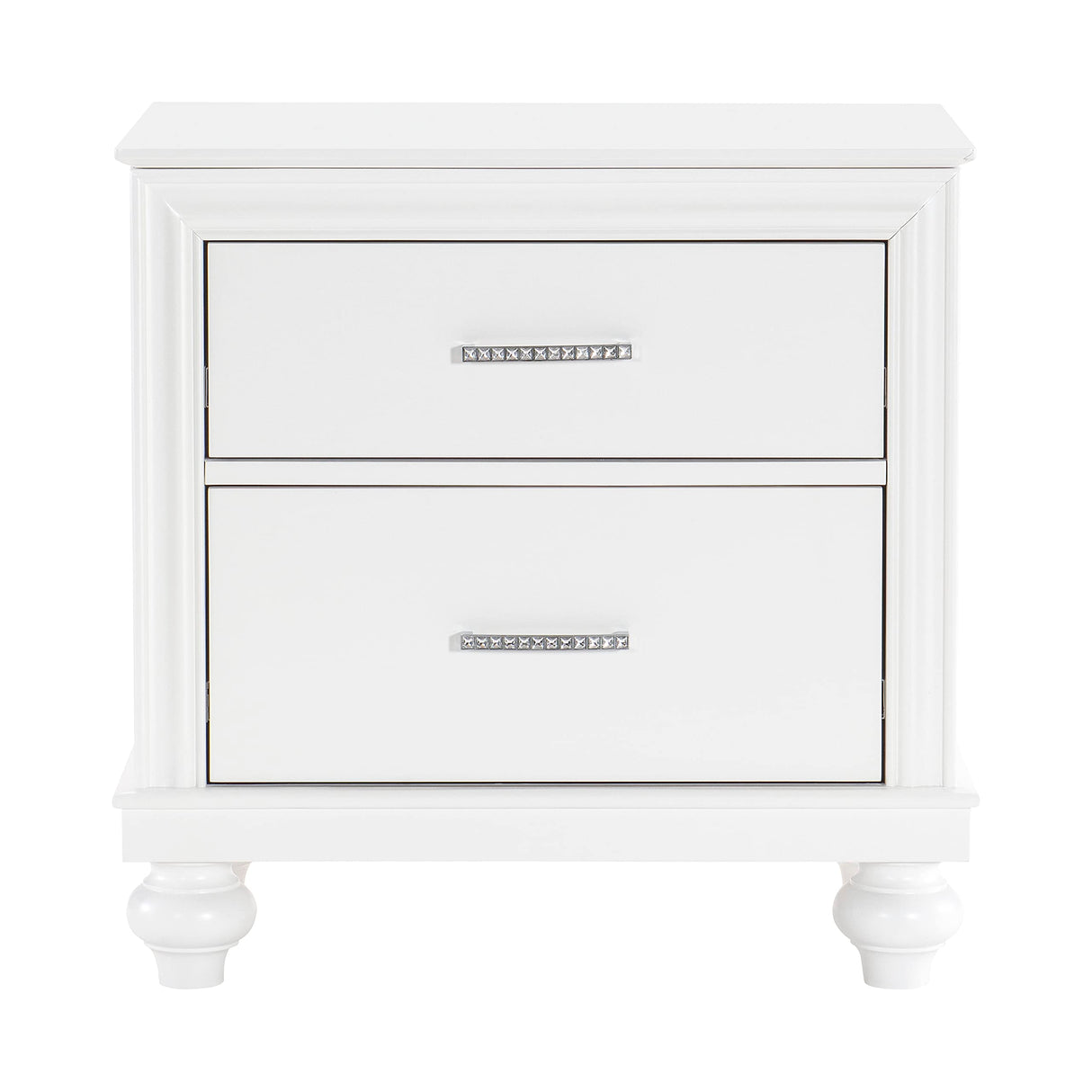 Cagnat 2-Drawer Nightstand, White