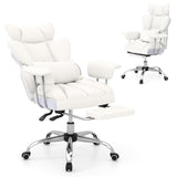 Big and Tall Executive Office Chair with Footrest and Lumbar Support