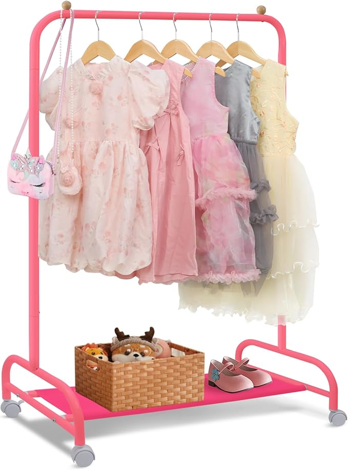 Kids Clothing Rack, Baby Clothes Rack for Hanging Clothes