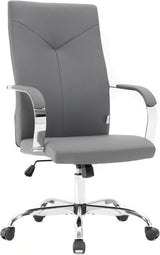 Sonora Modern High-Back Tall Adjustable Height Leather Conference Office Chair