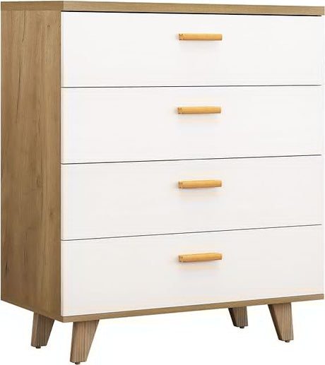 6 Drawer Dressers, Long White Dresser for Bedroom, Wood Dresser & Chests of Drawers