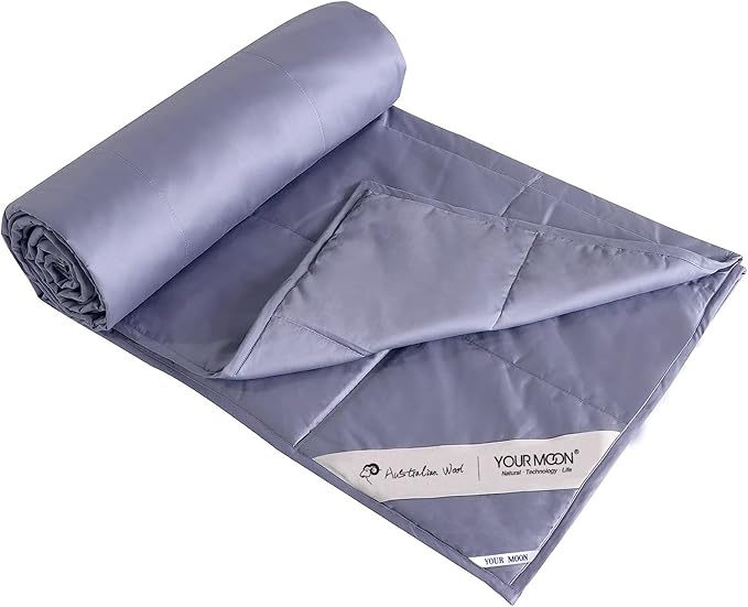Luxurious Lightweight Wool Comforter Queen Size, Lightweight Summer Comforter/Duvet Insert