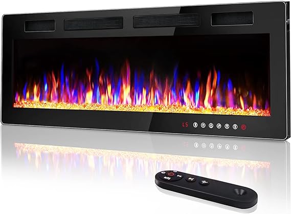 60 inch Ultra Thin Electric Fireplace