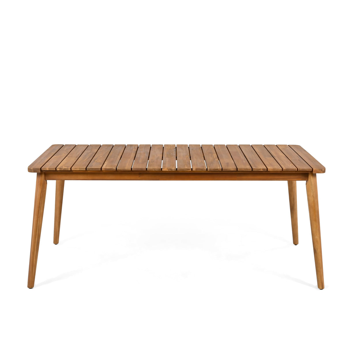 Peggy 72" Farmhouse Patio Acacia Wood Dining Table