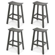 Bar Stools Set of 4, All-Weather Outdoor Barstools