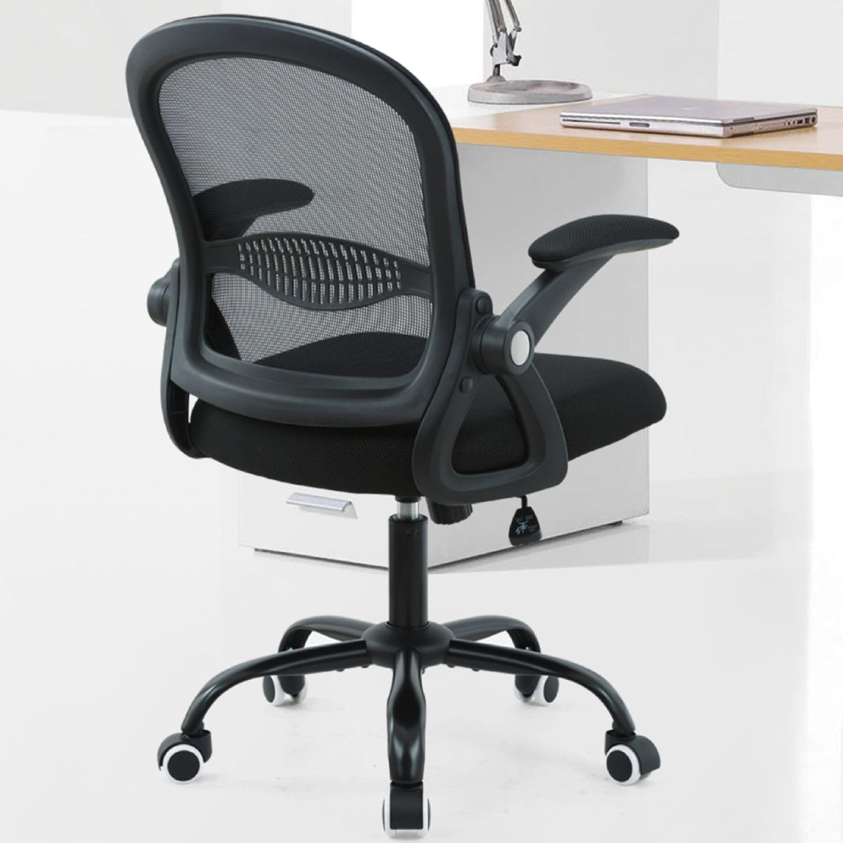 Office Desk Chair, Ergonomic Mesh Office Task Chairs, Mid-Back Computer Desk Chair