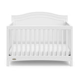 4-in-1 Convertible Crib (White) - GREENGUARD Gold Certified, Converts to Toddler Bed,