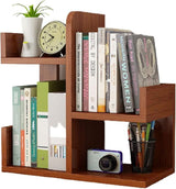 Small Bookshelf Desktop Office Home Shelf Table Student Simple Bookcase