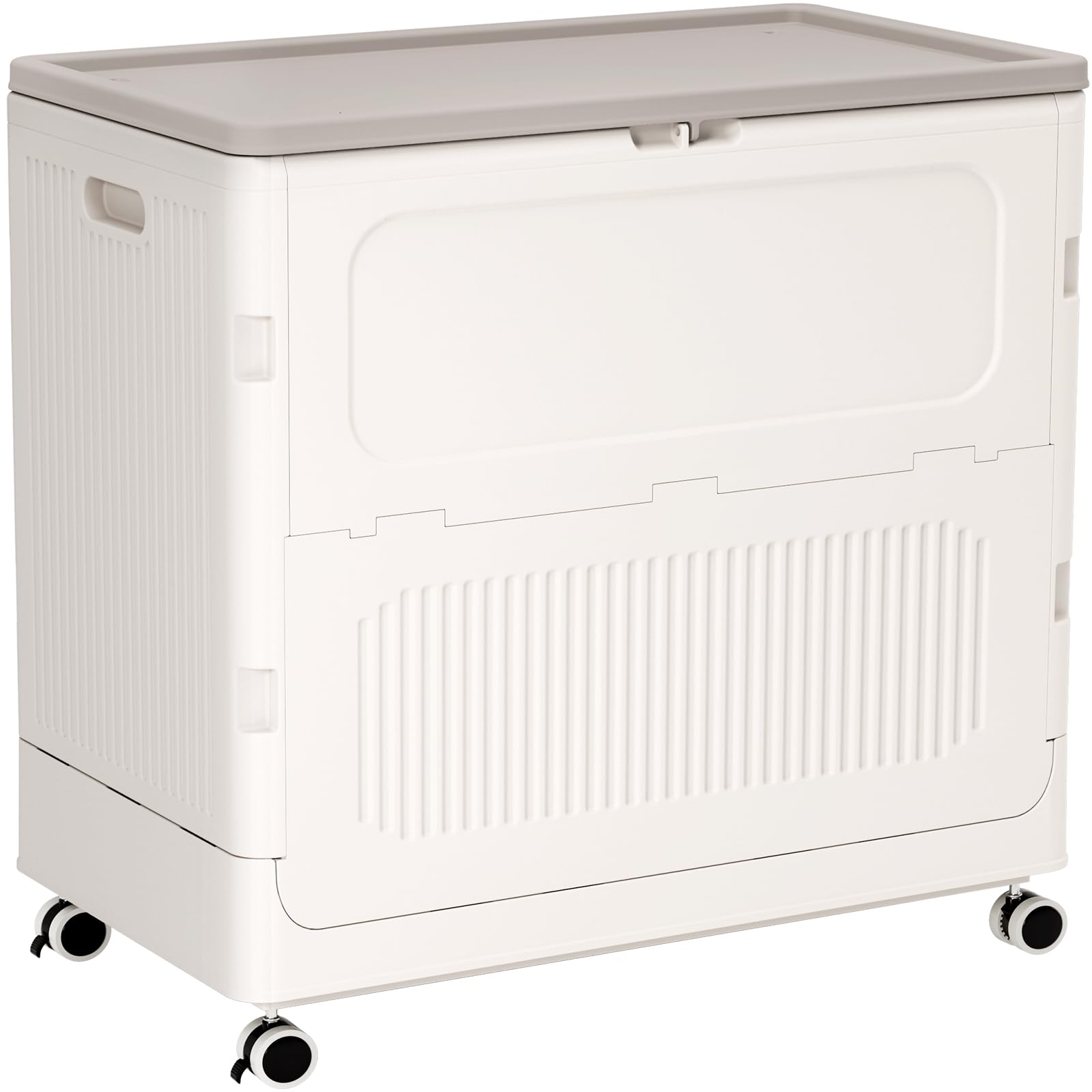 Box for Living Room Area - 130L Extra Large Toy Chest Storage Organizer - Collapsible