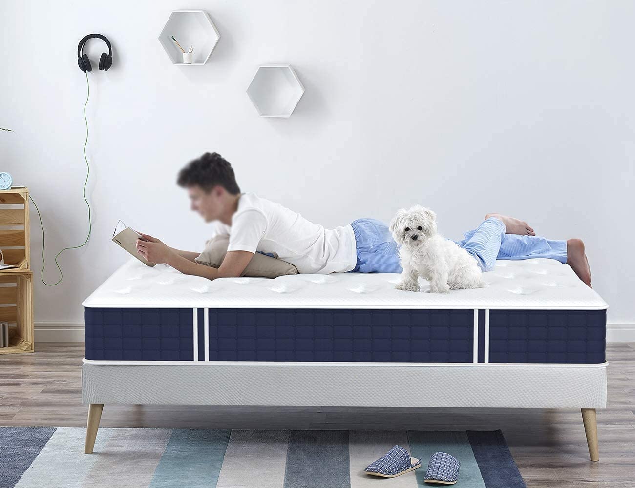 Queen Mattress, 10 Inch Hybrid Mattress