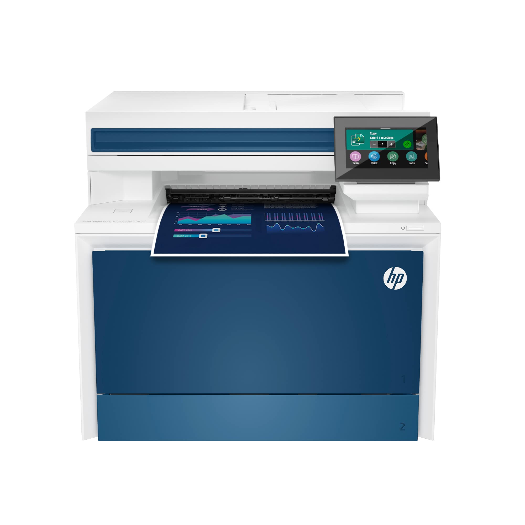 Color LaserJet Pro MFP 4301fdn Printer, Print, Scan, Copy, Fax, Fast, Easy setup