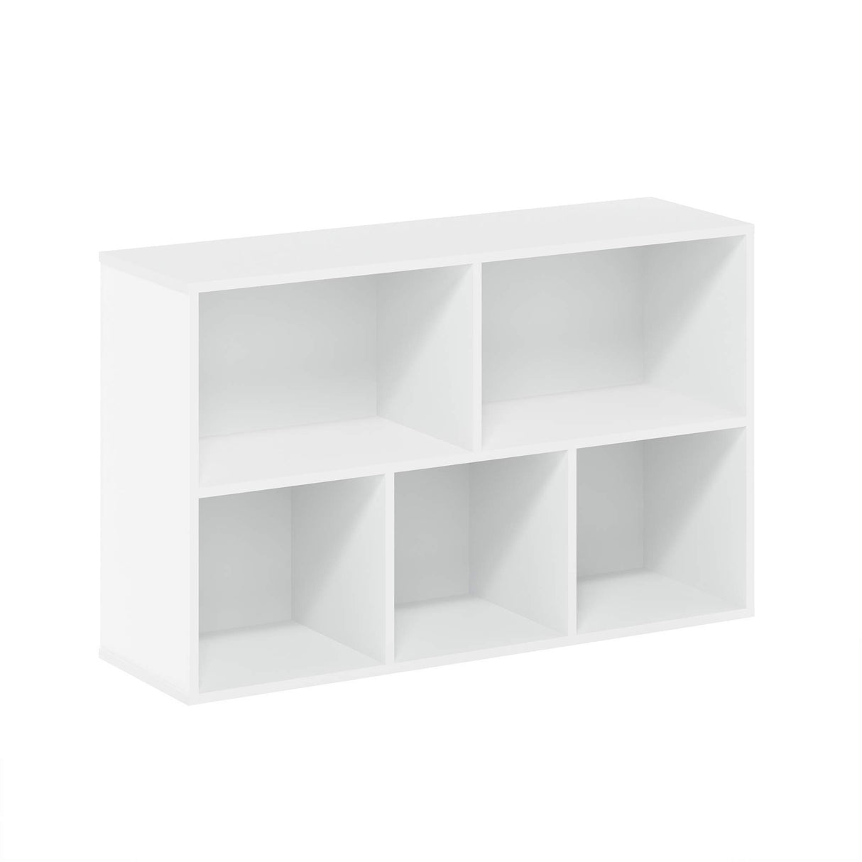 Luder Bookcase / Book / Storage , 5-Cube, White
