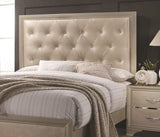 Beaumont 4-Piece Bedroom Set Metallic Champagne, Queen