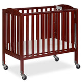 3-in-1 Folding Portable Crib, Cherry, Large