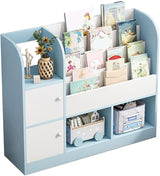 Closed Back Bookshelf Child Room Bookcase Children's Bookshelf Floor-to-ceiling Short Bookcase