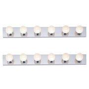 Nuvo SF77/194/02 Four Light Vanity Strip Light, Polished Chrome, 36 Inches, 2 Pack