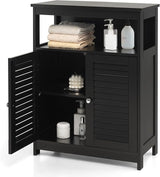 Bathroom Storage Cabinet, Wooden Side Storage Organizer