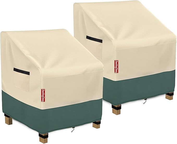 Patio Chair Covers Waterproof 2 Pack - Outdoor Furniture Covers
