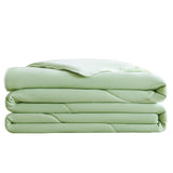 Cooling Comforter Queen Size, Cooling Blankets for Hot Sleepers and Night Sweats, Breathable Lightweight Comforter,Soft Skin-Friendly,Green(79" x 89")