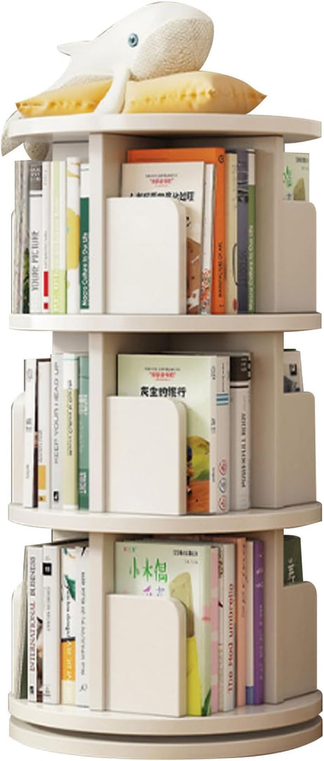 Rotating Bookshelf, Rotating Bookshelf Tower, 360 Rotating Bookshelf, Suitable for Small