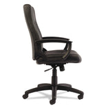 R4119 Alera Yr Series Executive High-Back Swivel/tilt Leather Chair, Black