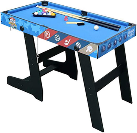 Multi Game Table 5-in-1 Combo Game Table, 5 Games with Hockey, Billiards