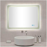 Glowing Beauty 32" x 24" LED Bathroom Wall Mirror with Defogger