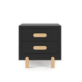 Park Heights 2 Drawer Nightstand for Nursery or Bedroom, Large Storage Drawer