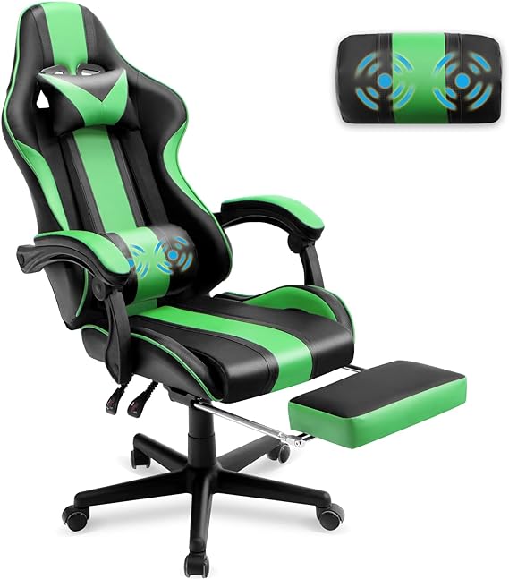 Gaming Chairs, Ergonomic Racing Style PC Game Computer Chair