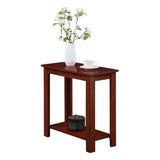 Designs2Go Baja Chairside End Table, Mahogany