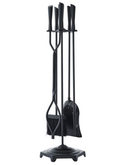 Fireplace Tools Set, 5-Pieces Indoor Outdoor Sturdy Fire Place Poker Sets