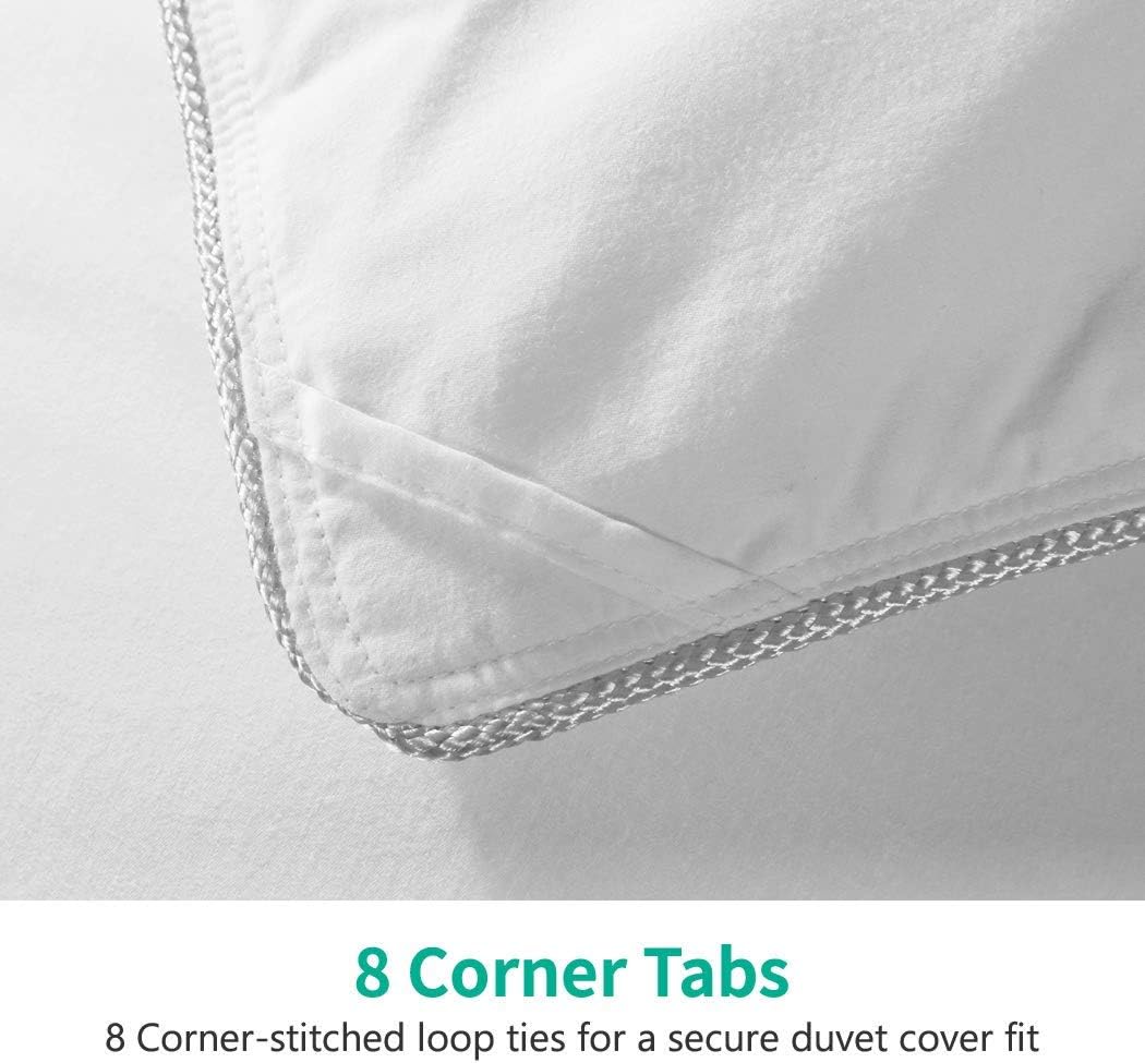 Lightweight All-Season Feathers Down Comforter Full/Queen Duvet Insert