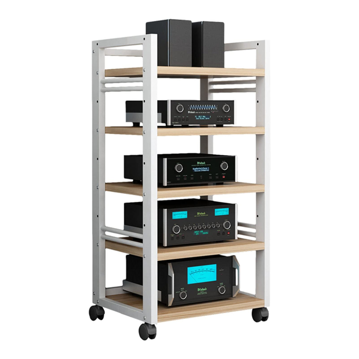 Media Storage Cabinet, Stereo Cabinet, Audio-Video Media Stand