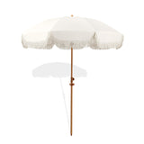 6.5ft Patio Umbrella with Fringe, Beach Umbrella, Fringe Umbrella Outdoor Patio