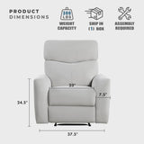 Recliner Chair Living Room Reclining Sofa Chair, Home Theater Seating, Wall Hugger