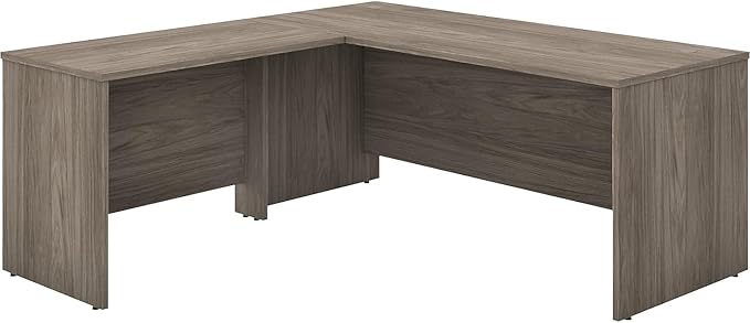 Studio C 72W x 30D L Shaped Desk with 42W Return in Platinum Gray