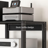 3/4/5 Tier Audio-Video Media Stand with Adjustable Shelves